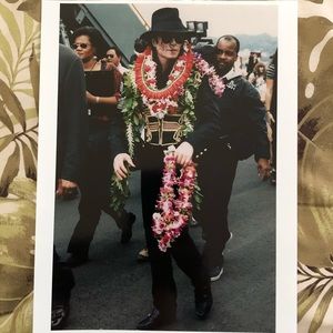 Michael Jackson photo 1997 Hawaii History Tour.